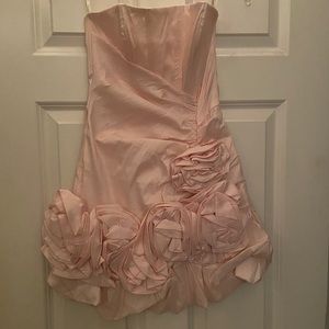 Jessica McClintock Light Pink Cocktail Dress